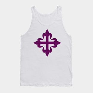 Florented cross (purple) Tank Top